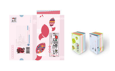 【包裝設計】佛山手信文化產品包裝設計-五福“禪”綿