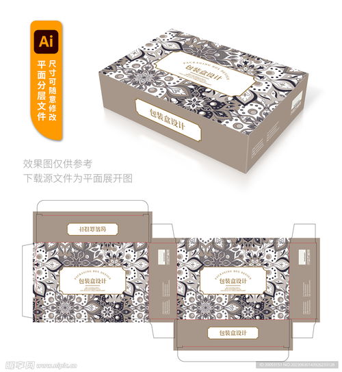 產品包裝盒設計圖